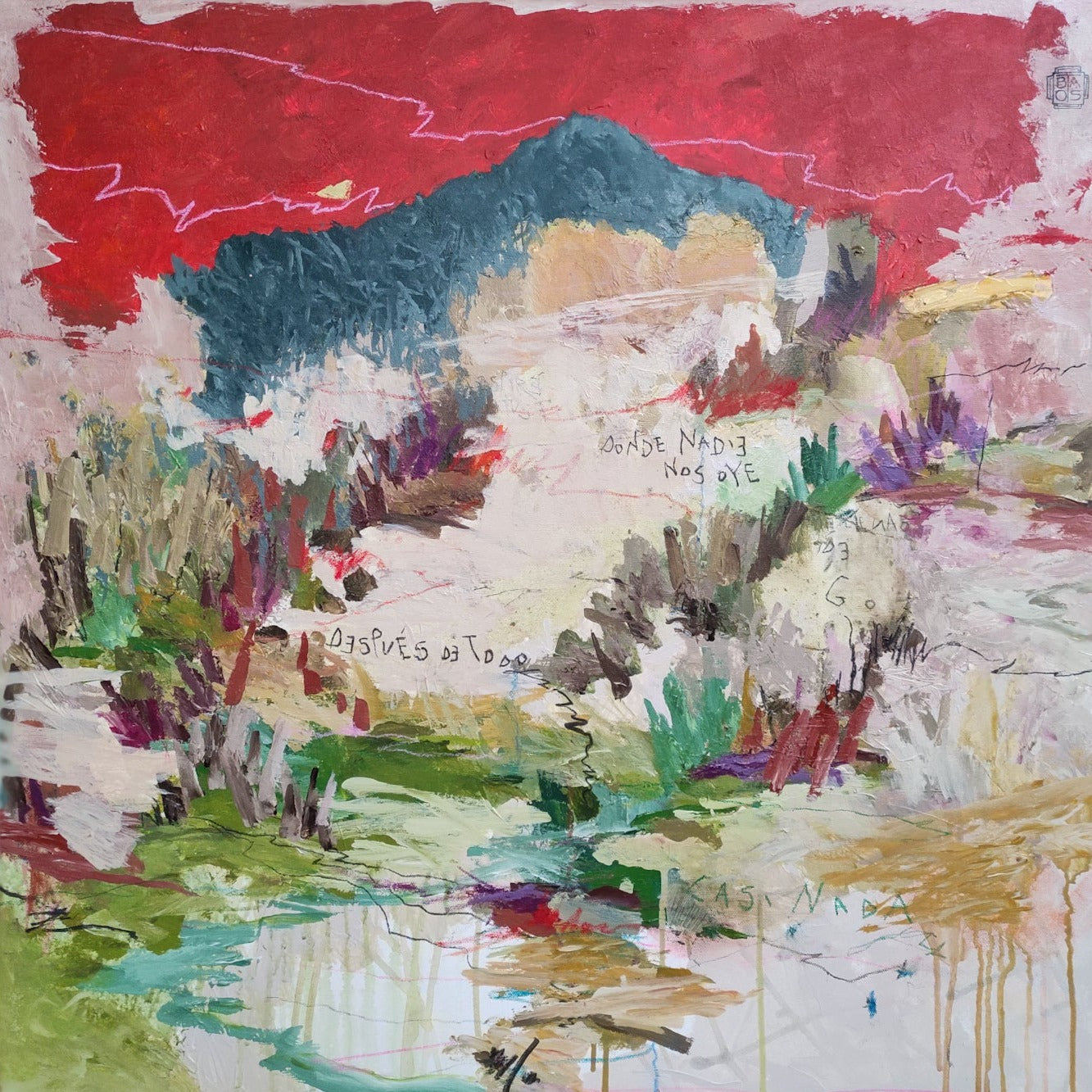 Valle acústico/ 70 x 70 cm (27.5 X 27.5")