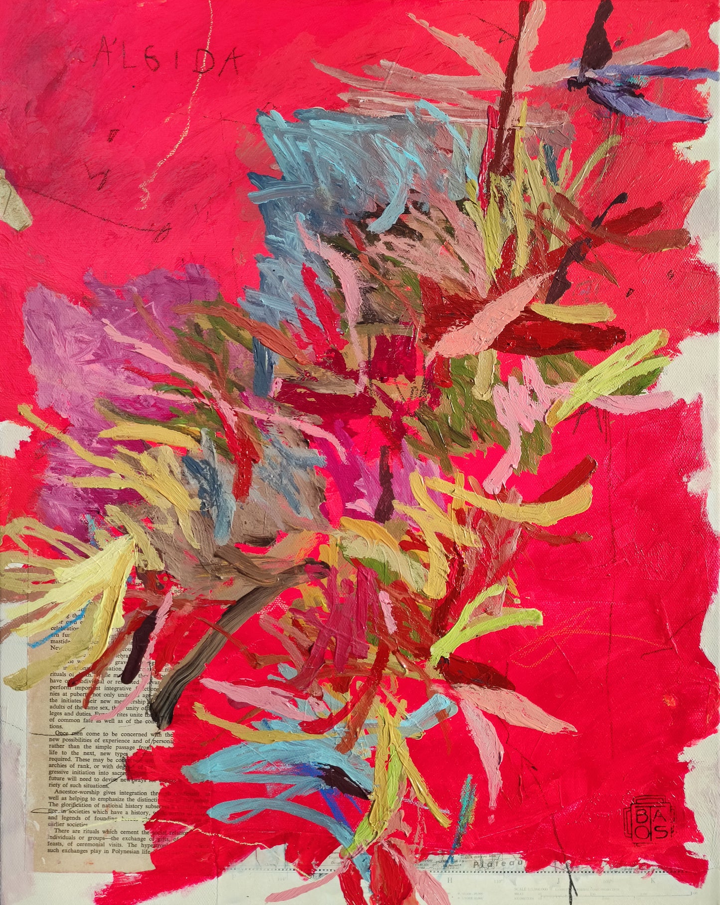 Álgida / acrílico sobre tela. 50 x 40 cm ( 19,6 x 15,7 in)